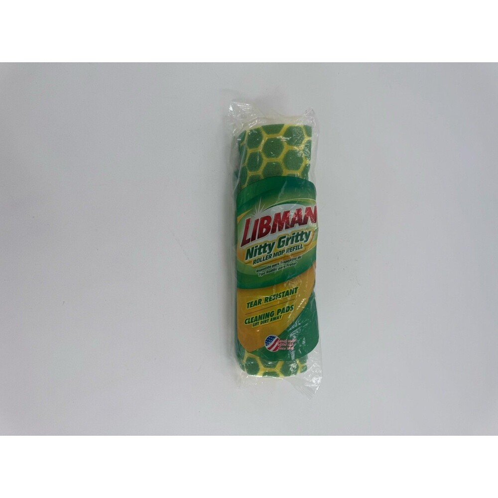 NEW LIBMAN NITTY GRITTY ROLLER MOP REFILL MADE IN USA FAST SHIPPING